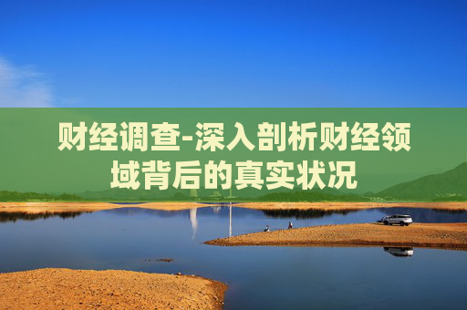财经调查-深入剖析财经领域背后的真实状况